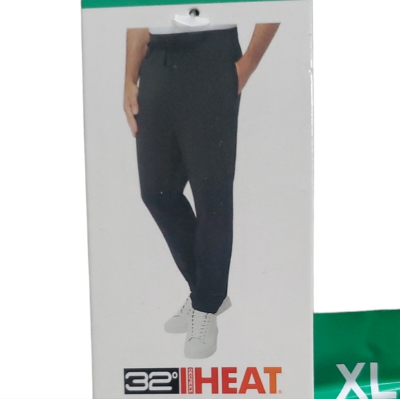 Men's 32 Degrees Heat French Terry Jogger Sweatpants Dark Gray Size XL NWT - Picture 3 of 8